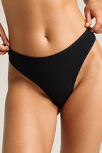 Cloud Cotton Thong in Black Cherry (Pack)