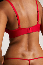 Glacé String Thong in Cerise
