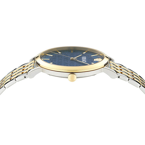 Versace Greca Slim Ladies’ Blue Quartz Watch