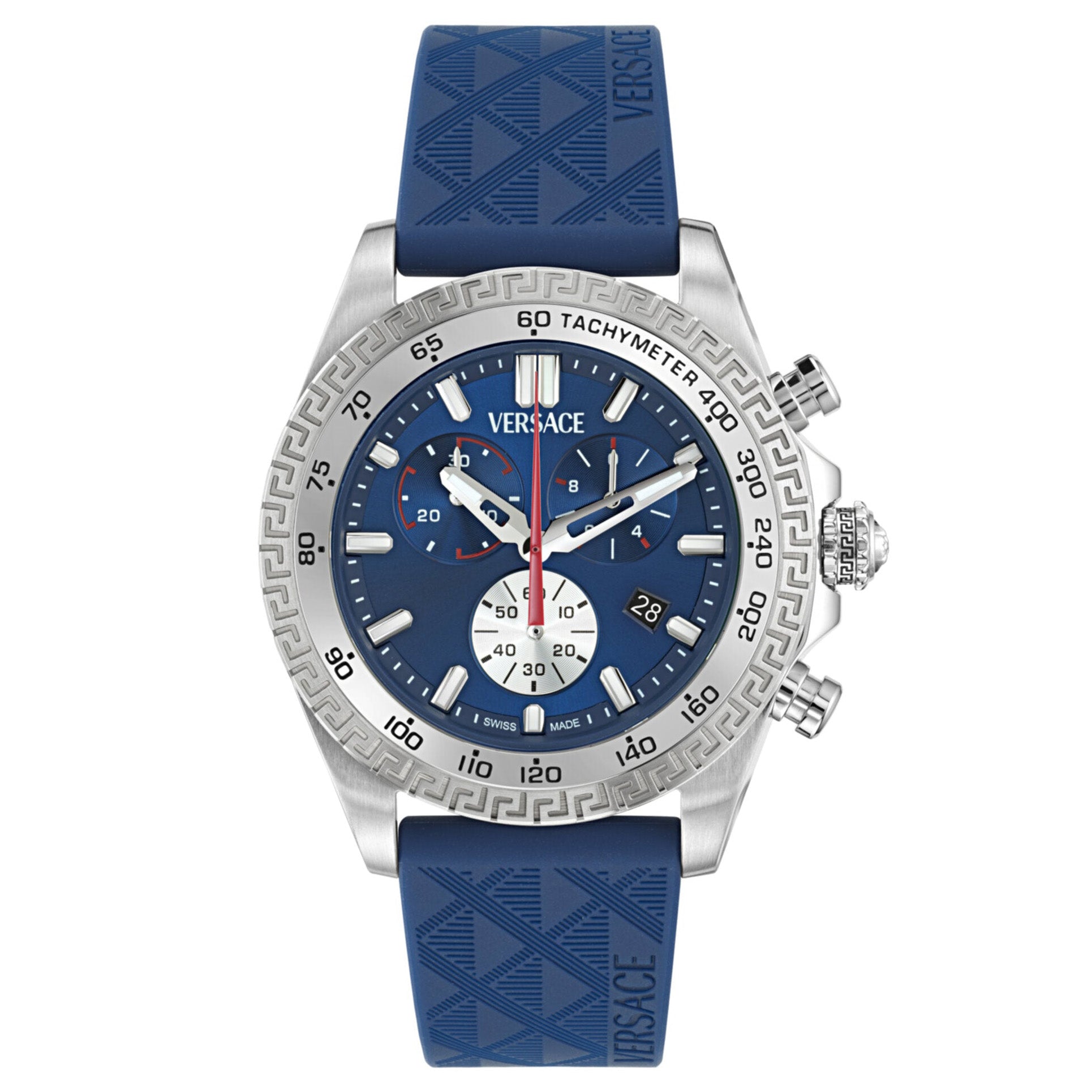 Versace Chrono X Men’s Blue Silver Watch
