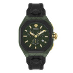Versace V-Legend 44mm Green Men’s Chronograph Watch
