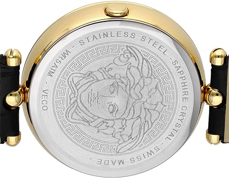 Versace Ladies Watch Palazzo Empire 39mm Black Gold