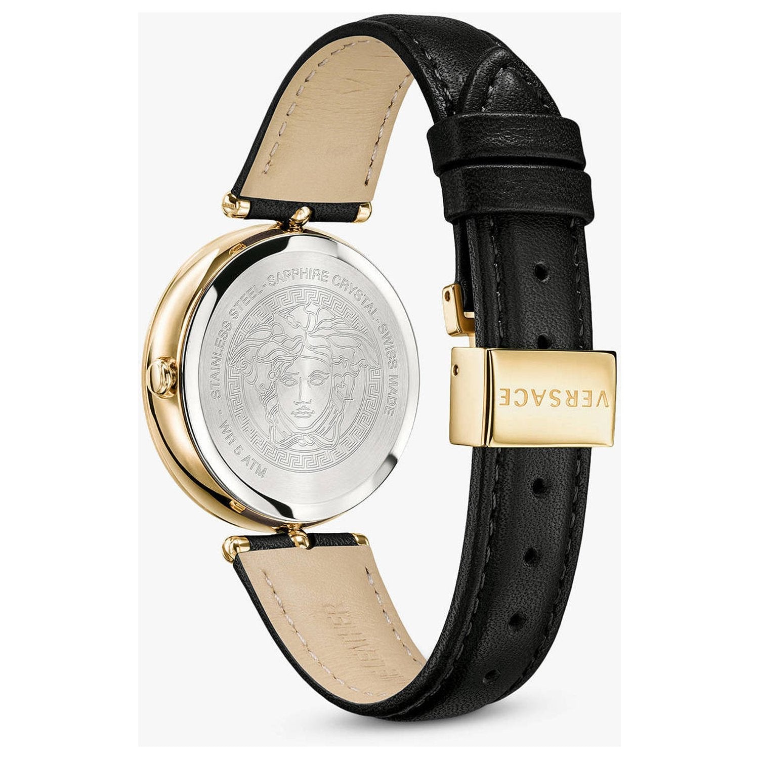 Versace Ladies Watch Palazzo Empire 34mm Black Gold