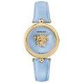 Versace Ladies Watch Palazzo Empire 34mm Light Blue Gold