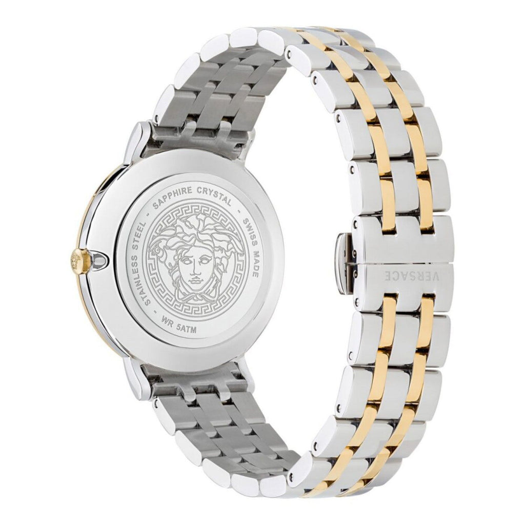 Versace V-Eternal Quartz Ladies' Silver Gold Watch
