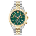 Versace Athletics Chronograph 44mm Men's Green Bracelet Watch