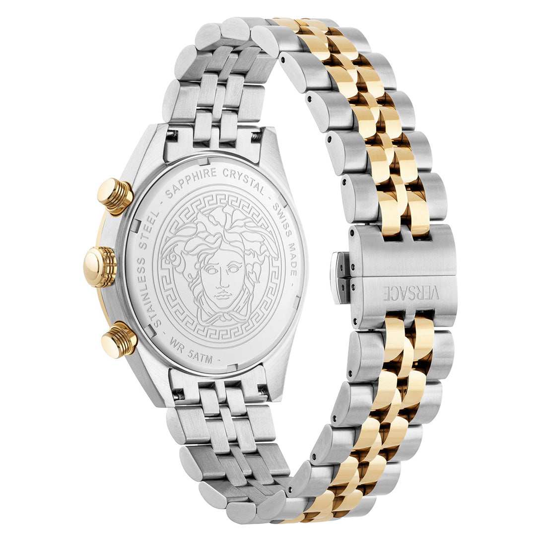 Versace Athletics Chronograph 44mm Men's Green Bracelet Watch