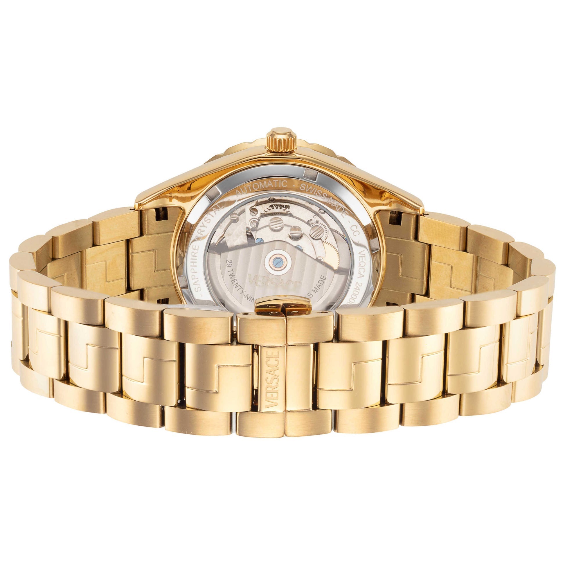 Versace Hellenyium Automatic Men's Black Gold Watch