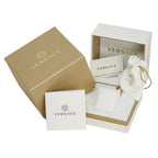 Versace Men's Watch Hellenyium GMT Green Two-Tone Rose Gold Bracelet