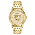 Versace V-Code Quartz Men's Gold Watch