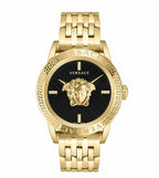 Versace V-Code Quartz Men's Black Gold Watch