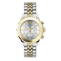Versace Signature Chronograph Quartz Men's Gold Silver Watch