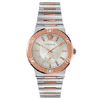 Versace Greca Logo Men’s Silver Quartz Watch