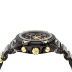 Versace Icon Active Chronograph Men's Black Gold Watch