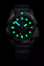 Victorinox Dive Pro Automatic Blue Rubber Black Dial Watch 241995