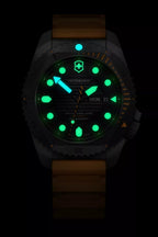 Victorinox Dive Pro Automatic Orange Rubber Black Dial Watch 241996