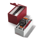 Victorinox Dive Pro Quartz Orange Paracord Band Black Dial Watch 242069.1