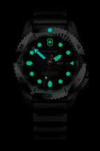 Victorinox Dive Pro Titanium Automatic Black Rubber Black Dial Watch 242070