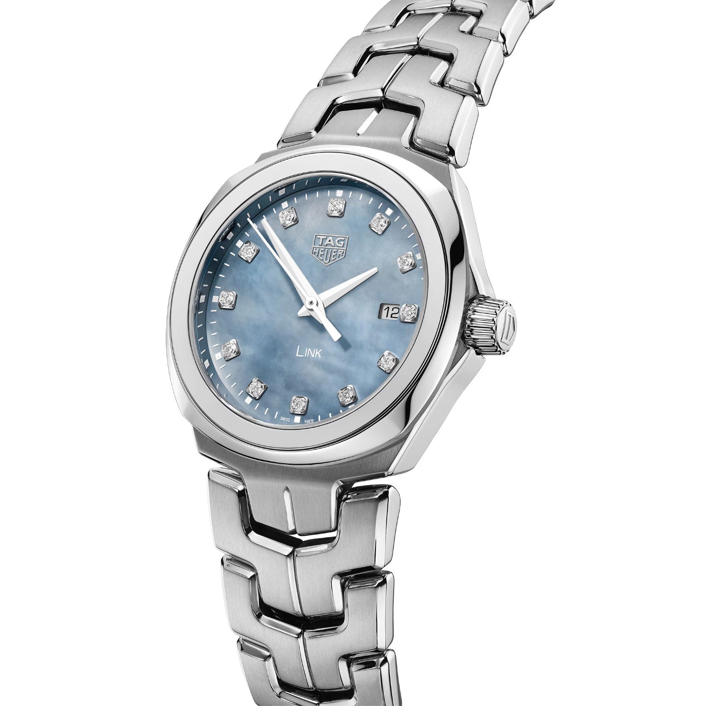 TAG Heuer Link Ladies Diamond Blue Quartz Watch