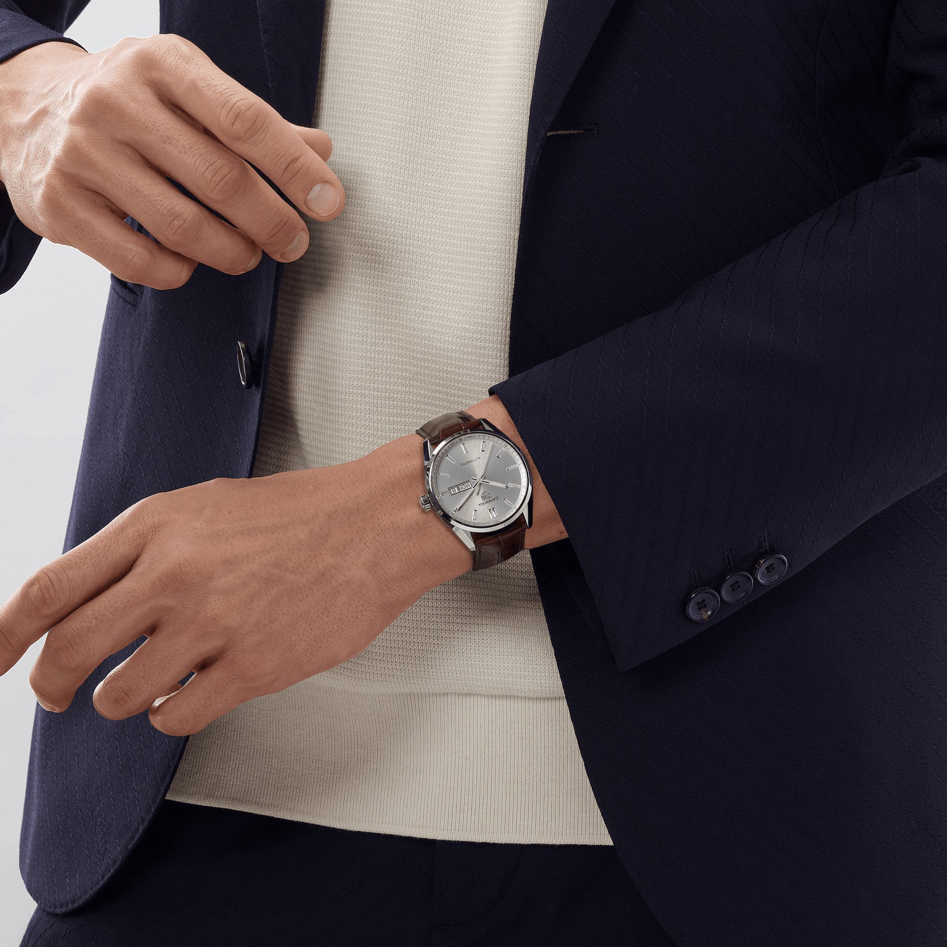 TAG Heuer Carrera Men's Brown Day-Date Watch