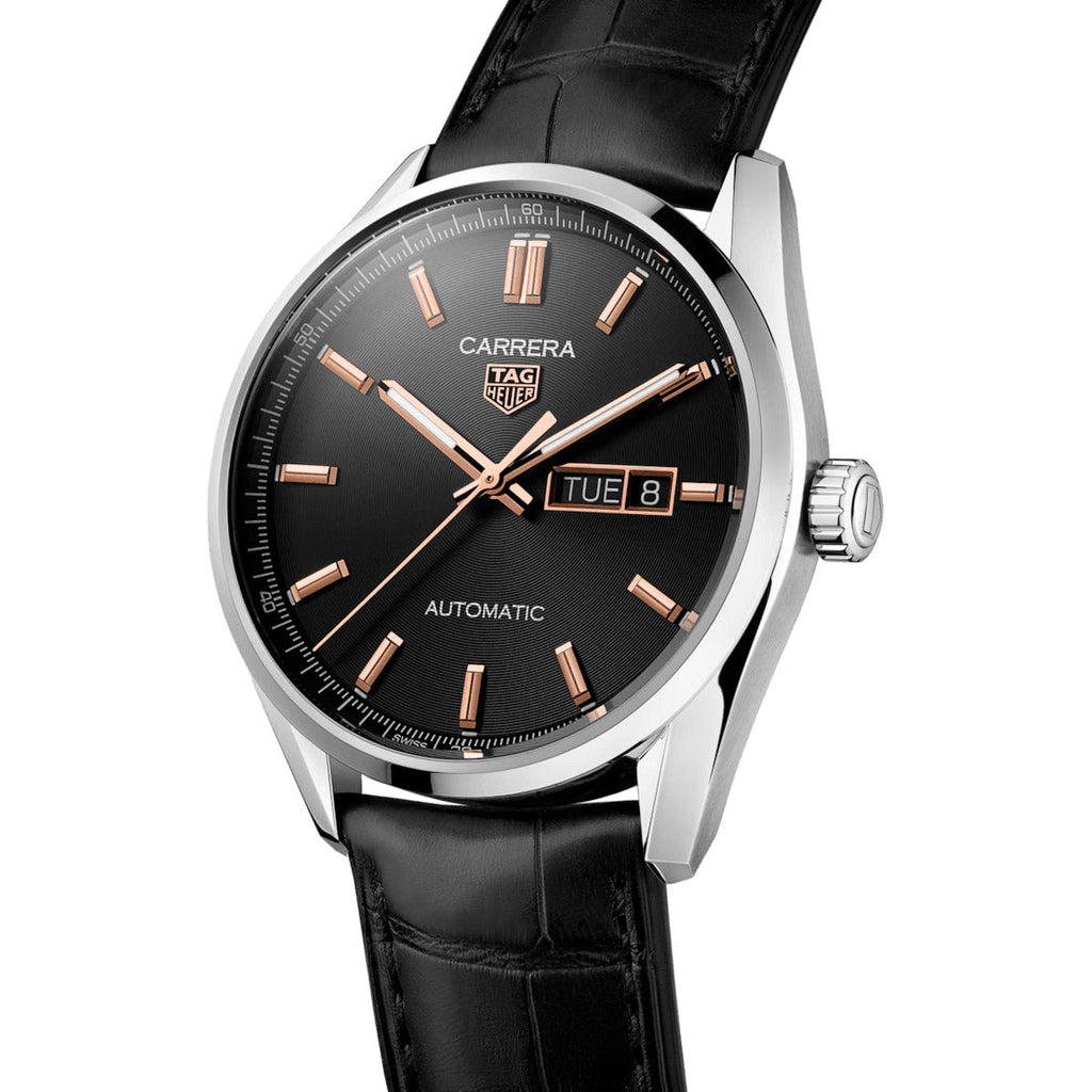 TAG Heuer Carrera Men's Black Day-Date Automatic Watch