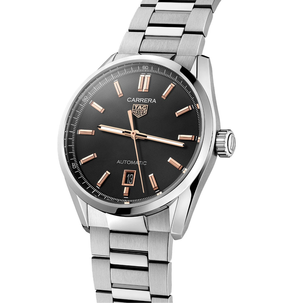 TAG Heuer Carrera Men's Black and Rose Gold Automatic Watch
