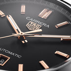 TAG Heuer Carrera Men's Black and Rose Gold Automatic Watch