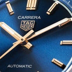 TAG Heuer Carrera Unisex Blue and Rose Gold Automatic Watch