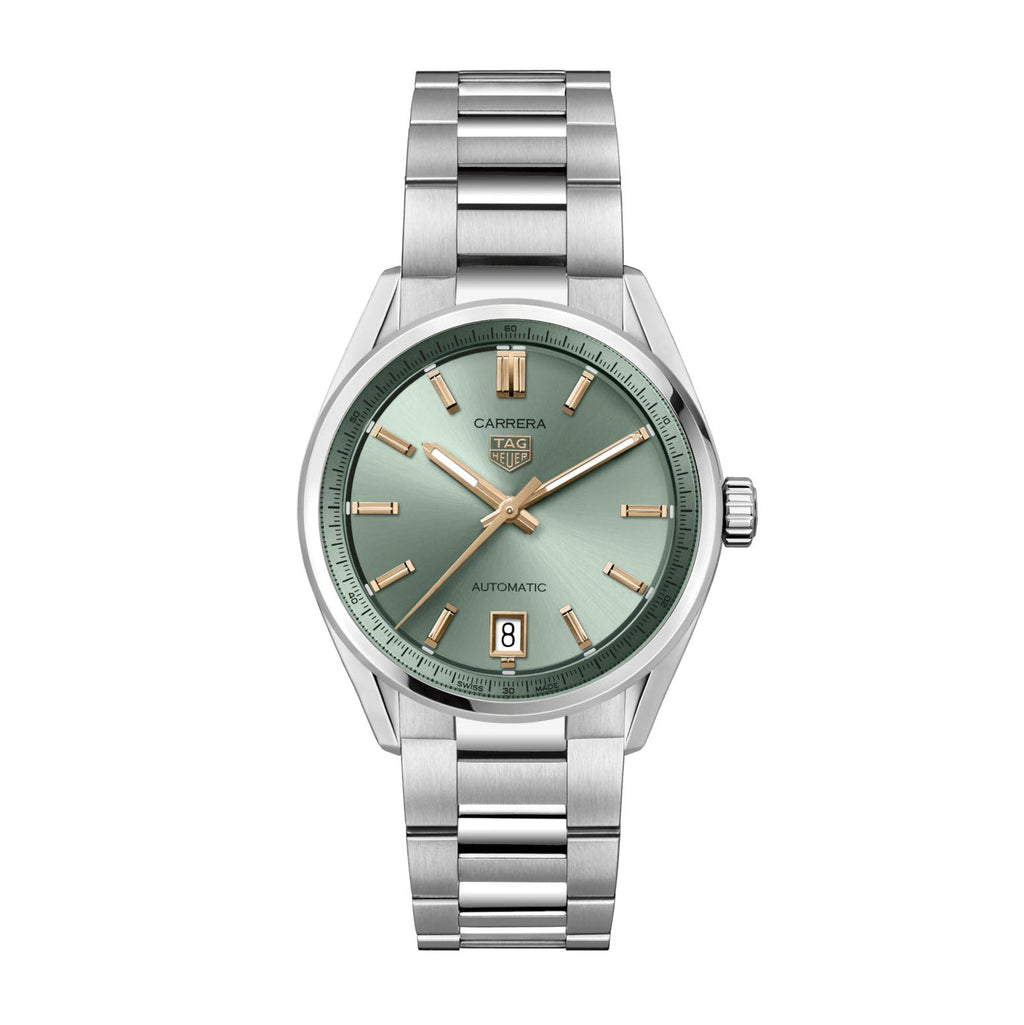 TAG Heuer Carrera Unisex Green and Rose Gold Automatic Watch