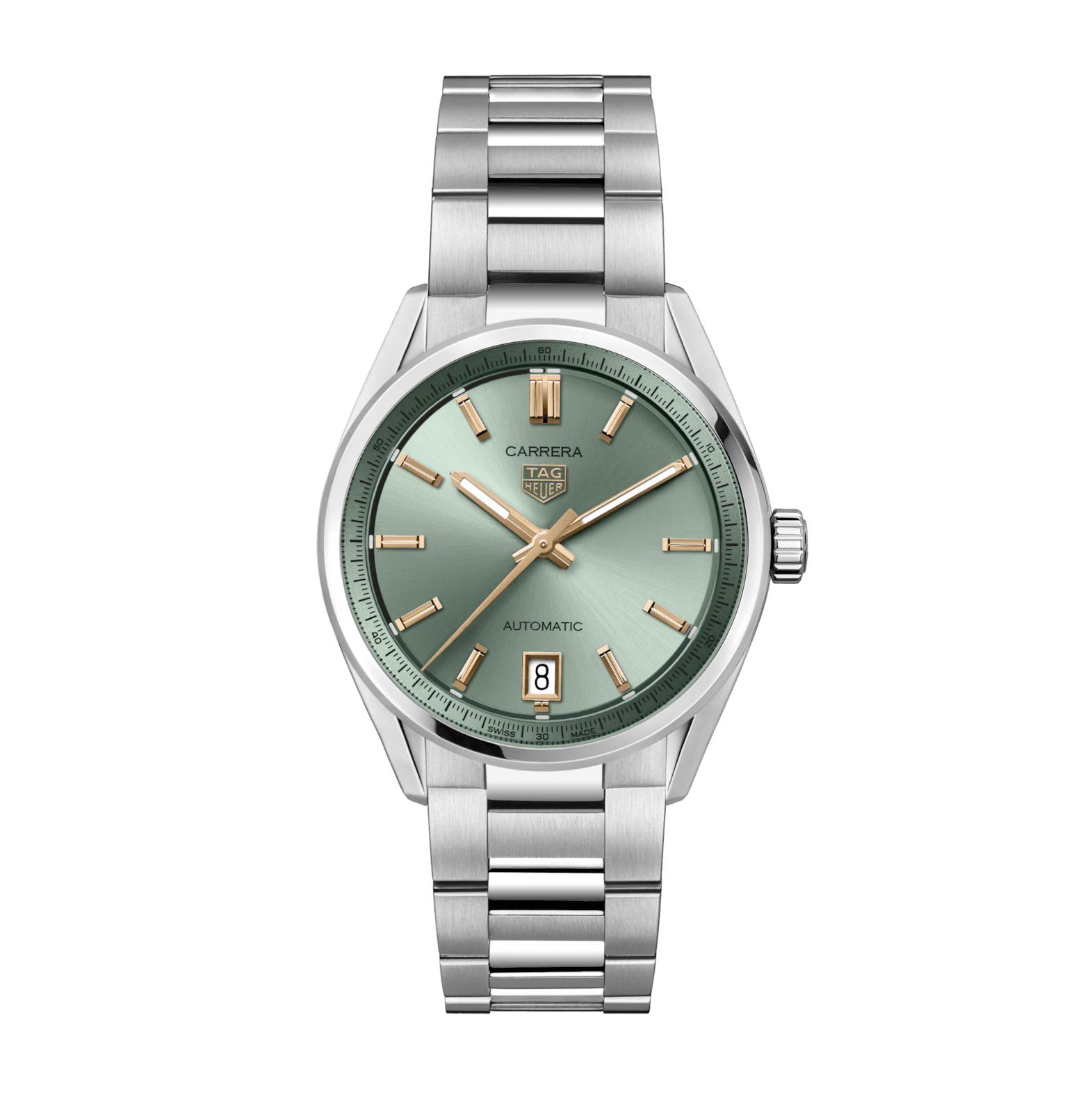 TAG Heuer Carrera Unisex Green and Rose Gold Automatic Watch