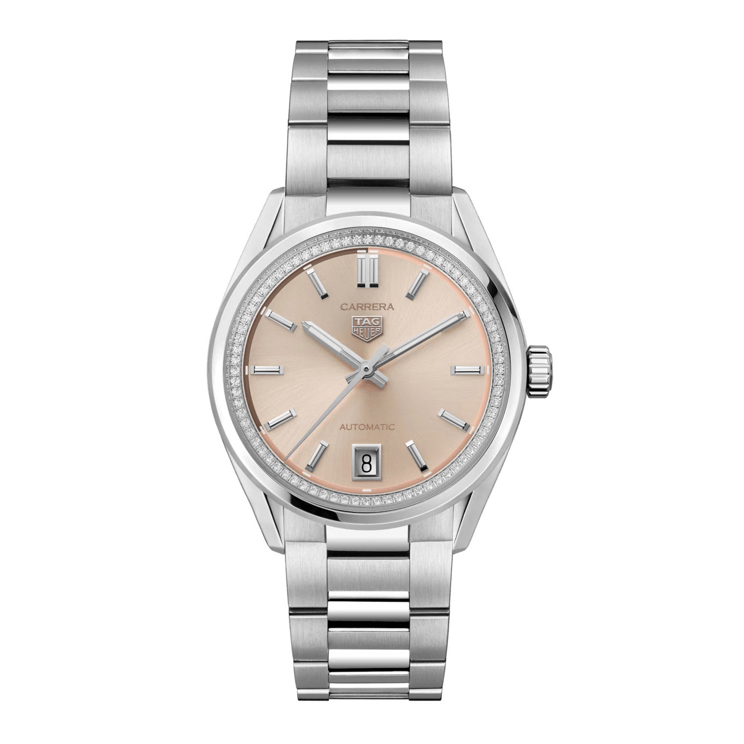 Tag Heuer Carrera Ladies Soft Pink Diamond Watch