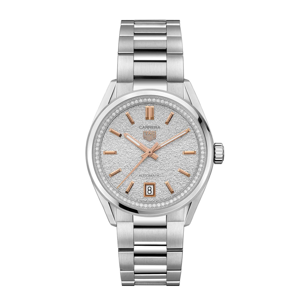 TAG Heuer Carrera Ladies Silver Diamond Automatic Watch