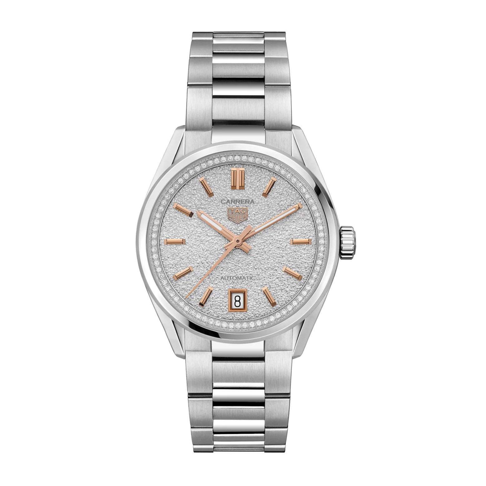 TAG Heuer Carrera Ladies Silver Diamond Automatic Watch