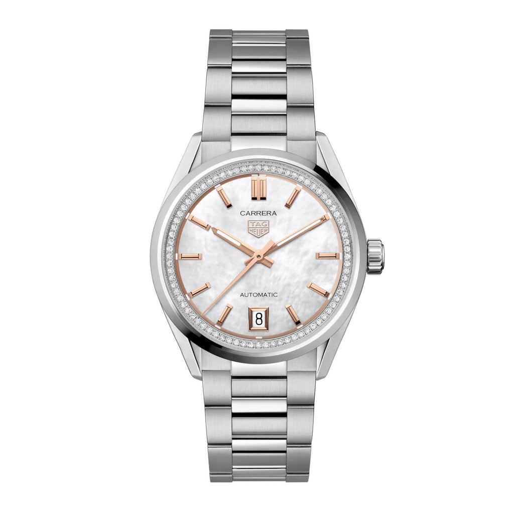 TAG Heuer Carrera Ladies White Diamond Automatic Watch