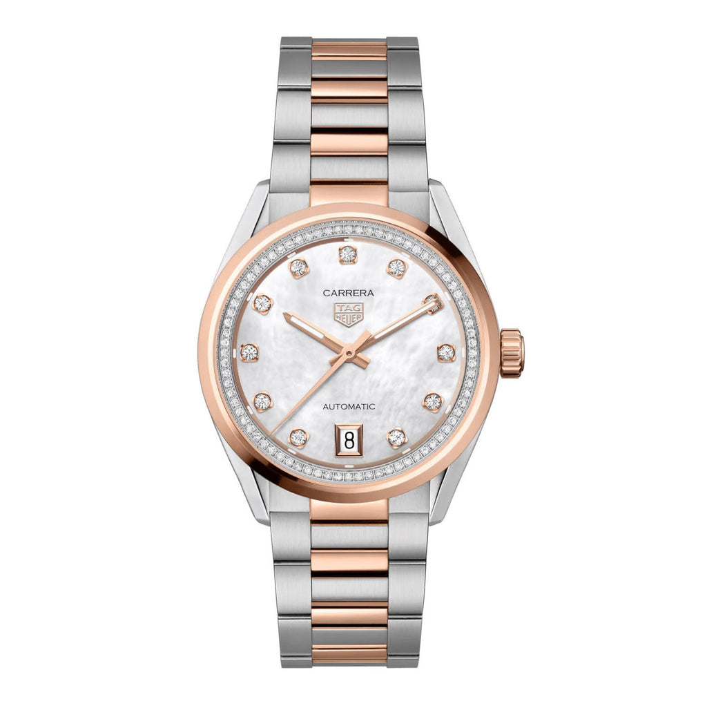 TAG Heuer Carrera Ladies White Diamond Automatic Watch