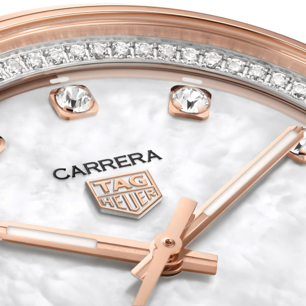 TAG Heuer Carrera Ladies White Diamond Automatic Watch