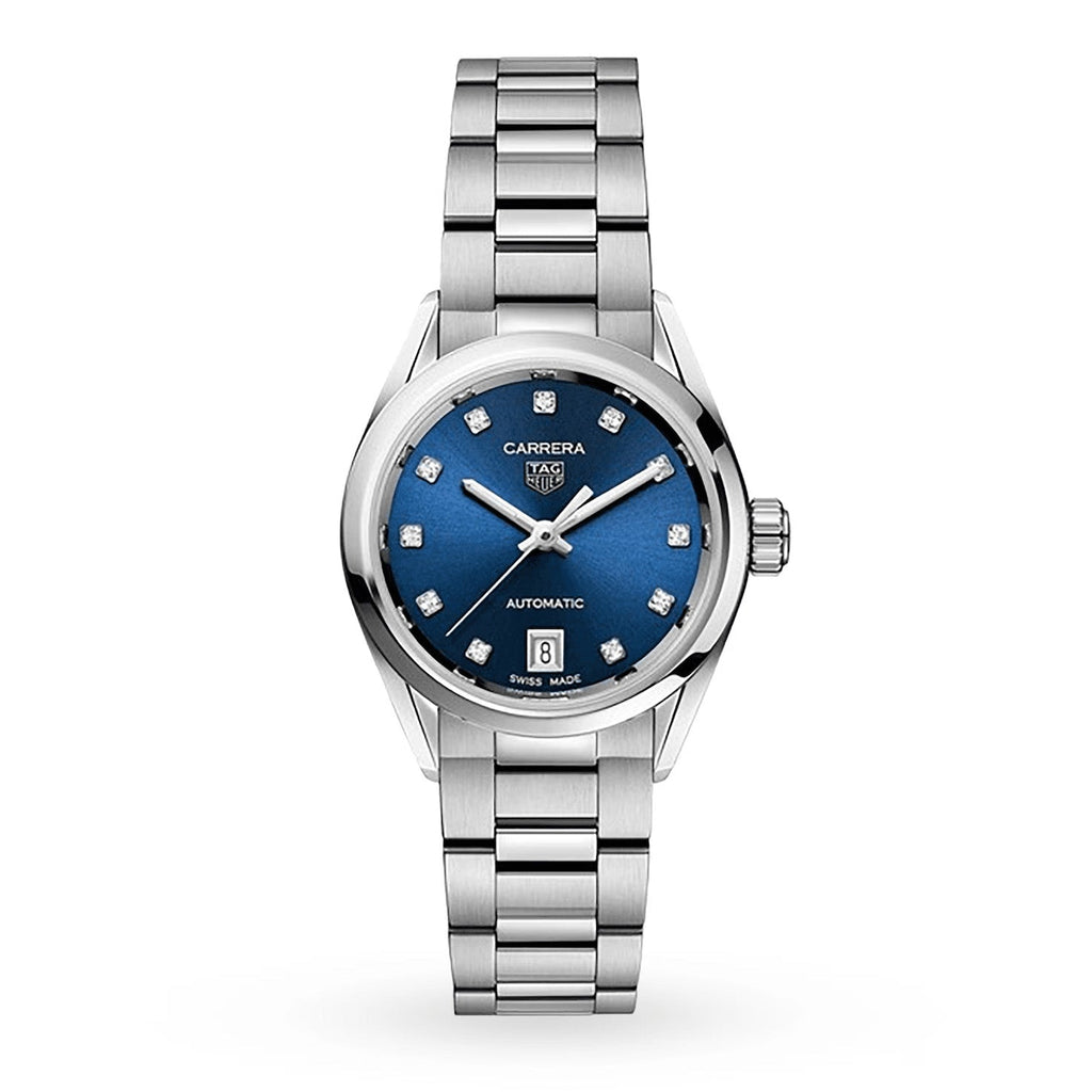 TAG Heuer Carrera Ladies Blue Diamond Automatic Watch