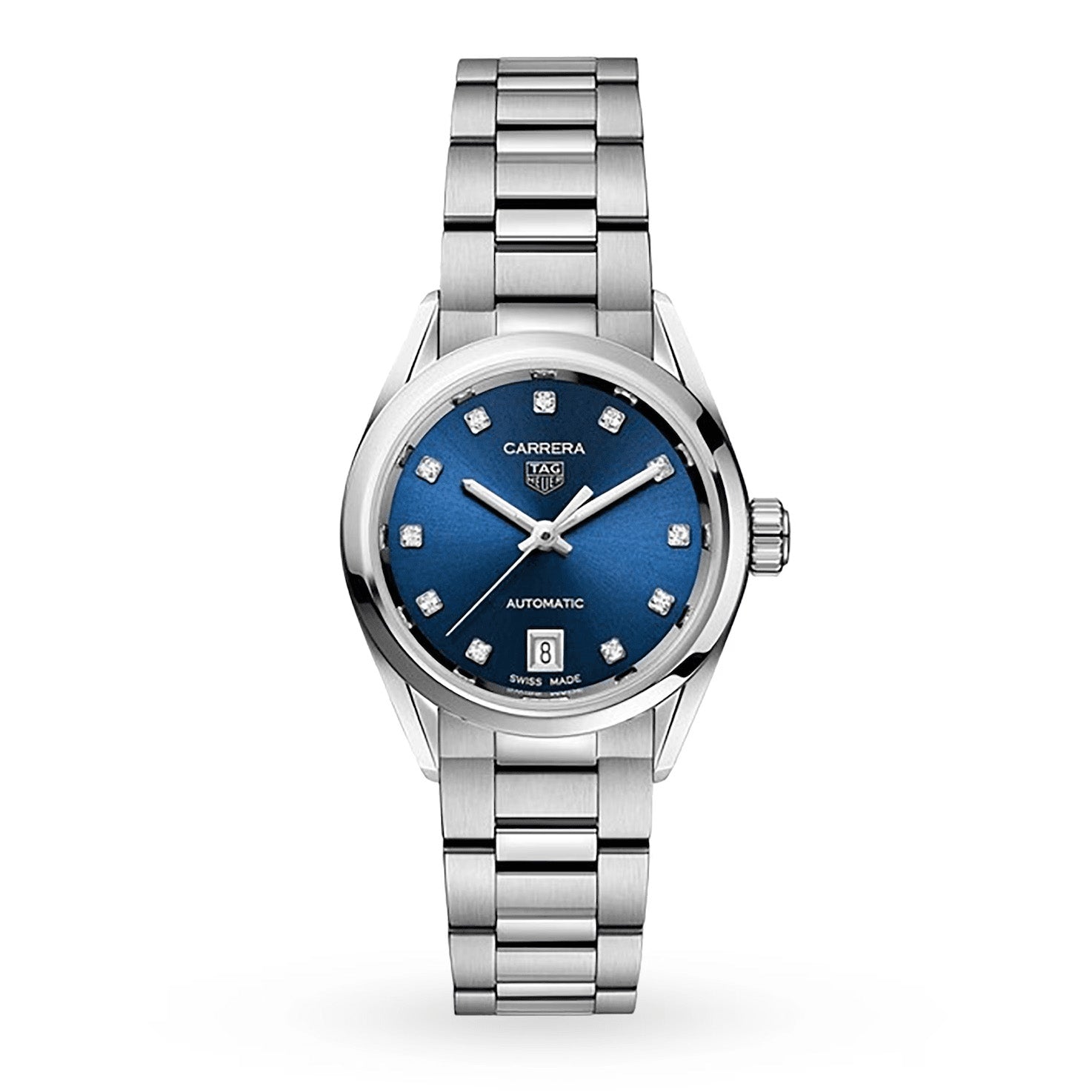 TAG Heuer Carrera Ladies Blue Diamond Automatic Watch