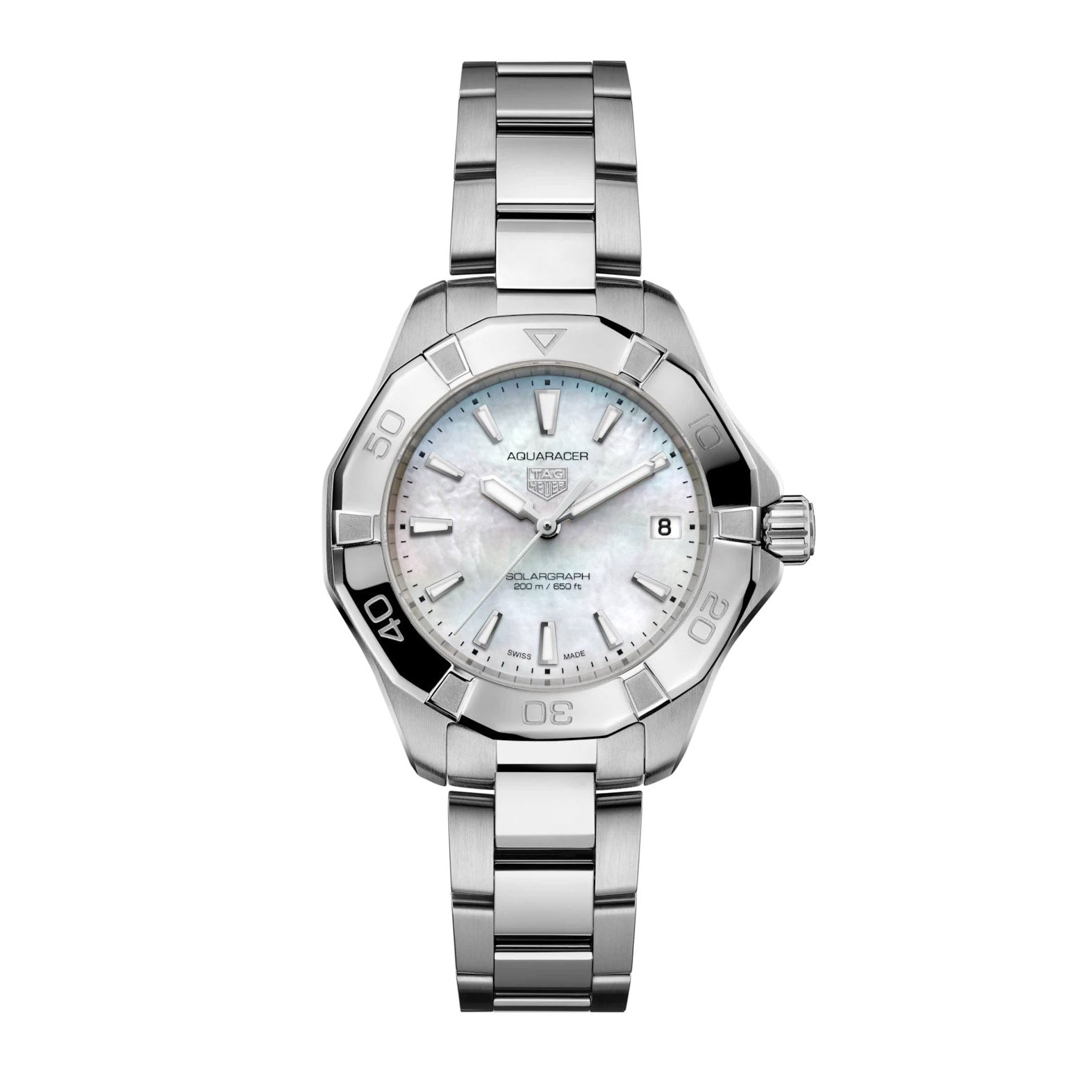 TAG Heuer Aquaracer Ladies White Solar Watch