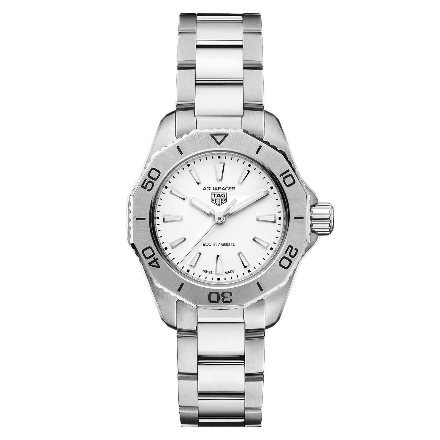 Tag Heuer Aquaracer Professional 200 Ladies Silver Watch