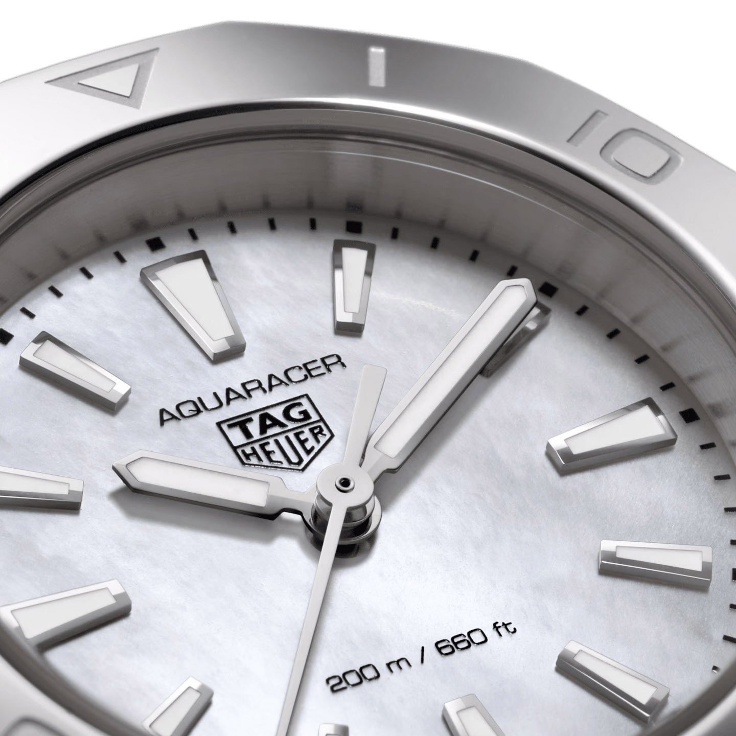 TAG Heuer Aquaracer Ladies White Mother-of-Pearl Quartz Watch