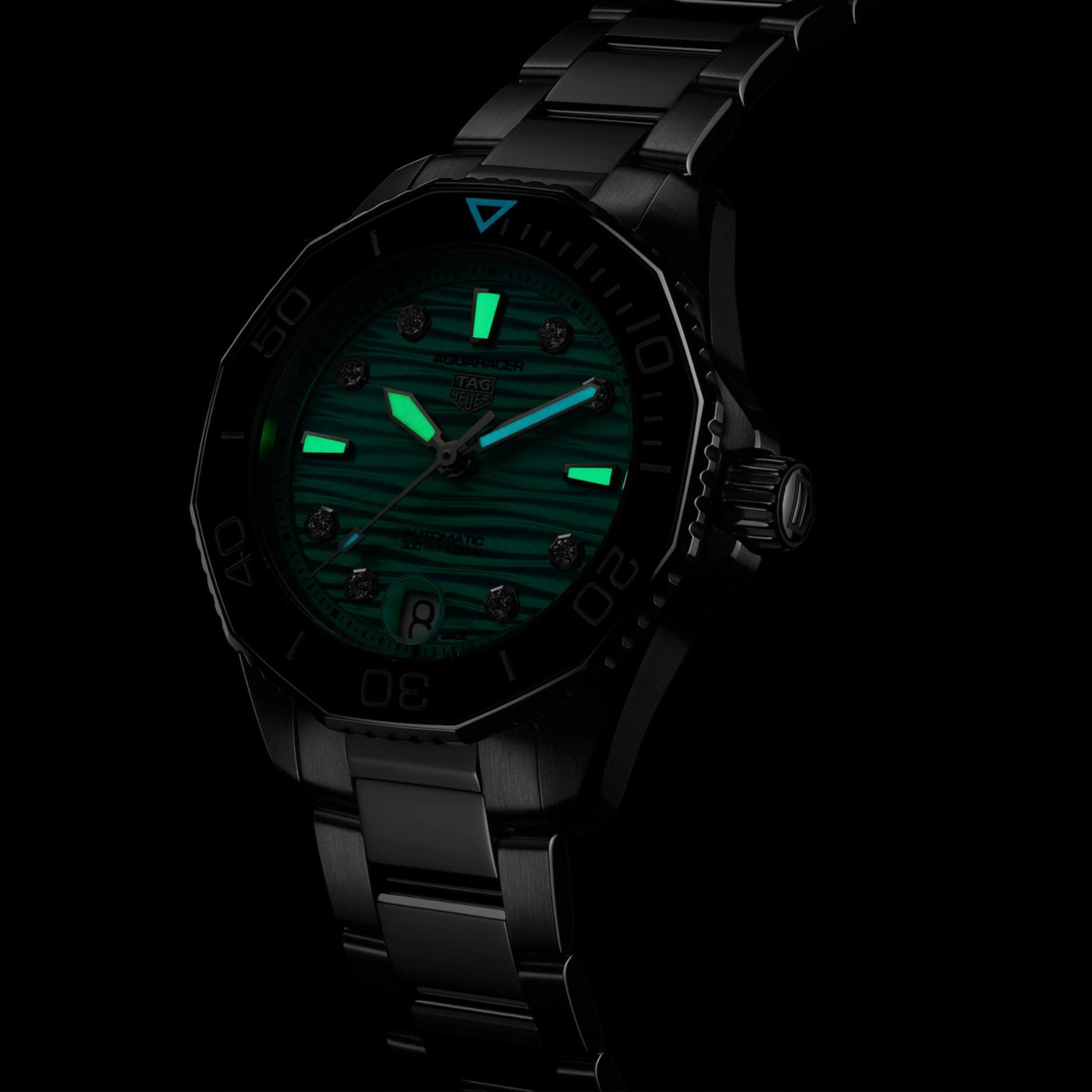 TAG Heuer Aquaracer Professional 300 Ladies Turquoise Automatic Watch