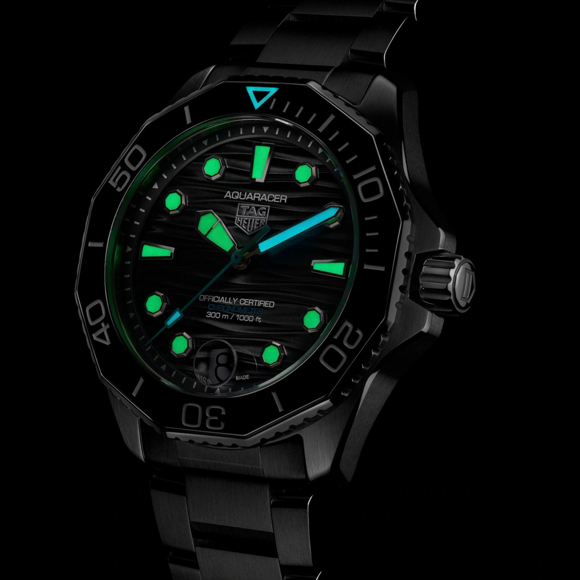 TAG Heuer Aquaracer Professional 300 Date Men’s Black Automatic Watch