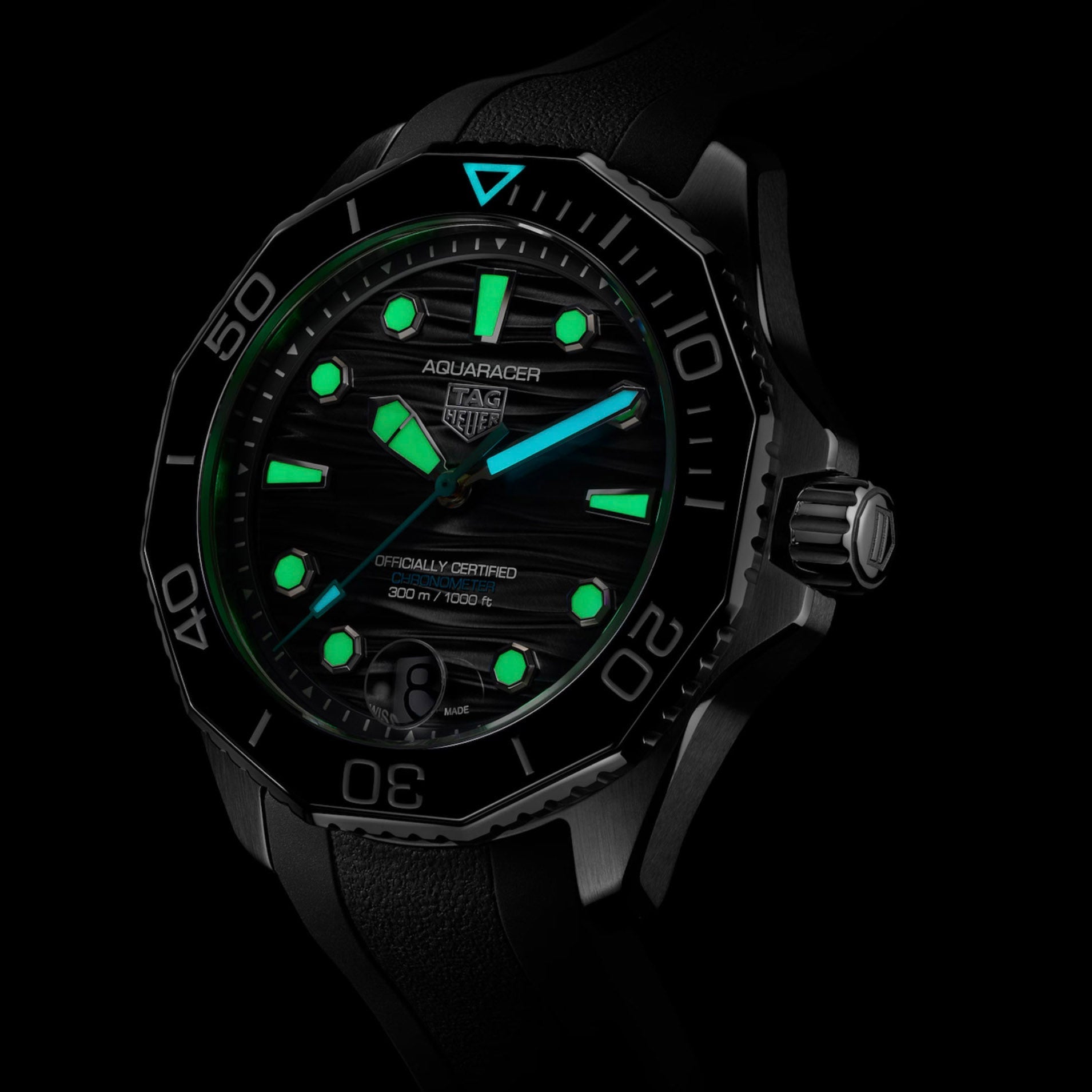 Tag Heuer Aquaracer Professional 300 Men's Black Watch
