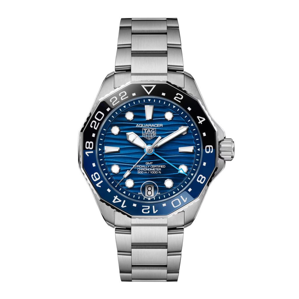 Tag Heuer Aquaracer Professional 300 GMT Men's Blue Watch
