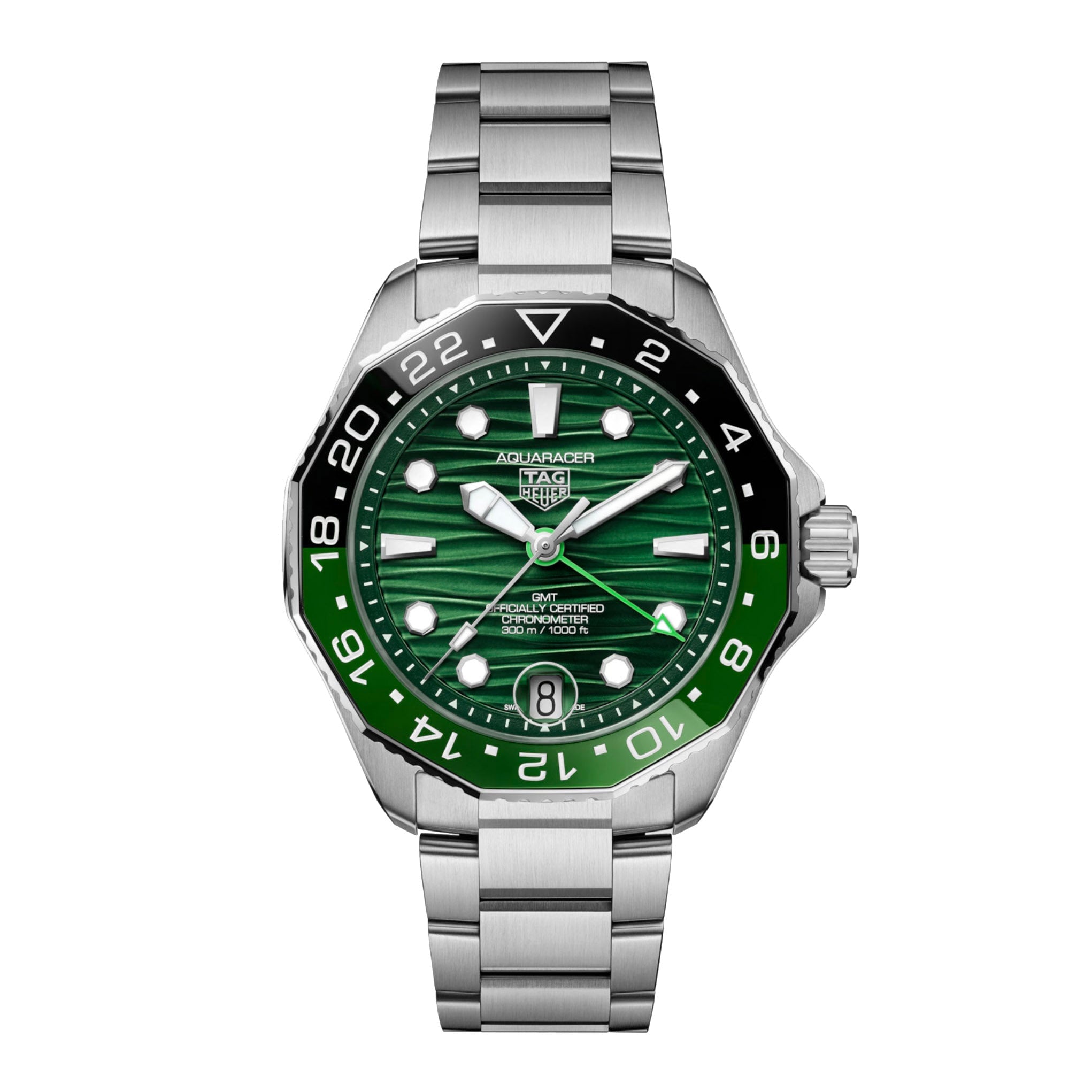 TAG Heuer Aquaracer Professional 300 GMT Men’s Green Automatic Watch