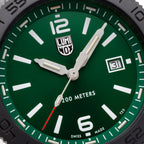 Luminox Pacific Diver Green Dial Black Steel 44mm Watch - XS.3137.B