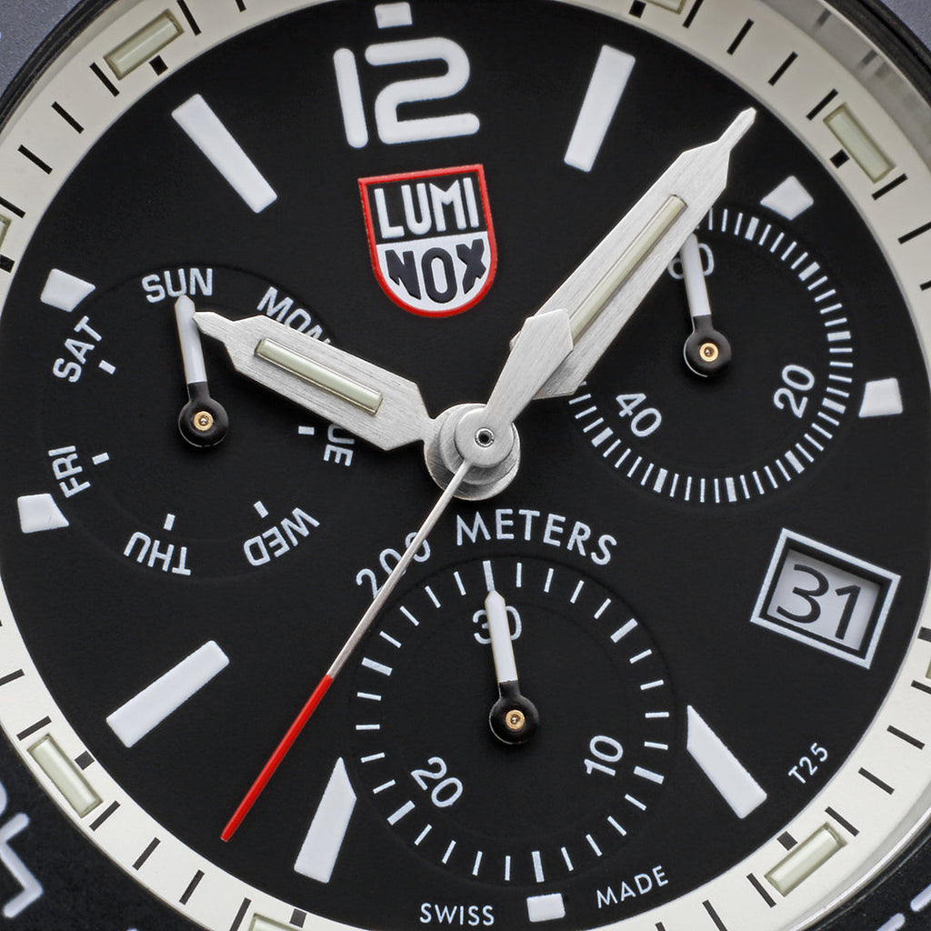 Luminox Pacific Diver Chronograph Black Dial Stainless Steel Watch XS.3141.M
