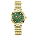 Gc Vogue Ladies Green Gold Watch