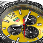 Tag Heuer Formula 1 Men's Yellow Chronograph Watch